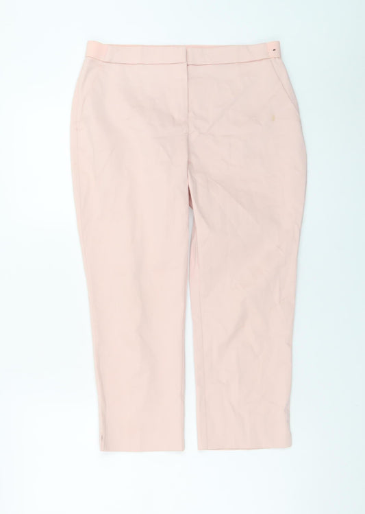 Dunnes Women’s Pink Chino Trousers Size 10 Regular