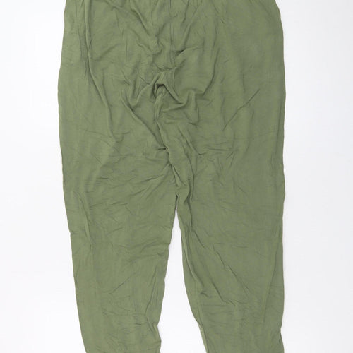 Next Women’s Green Jogger Trousers Size 12 Regular Viscose Blend