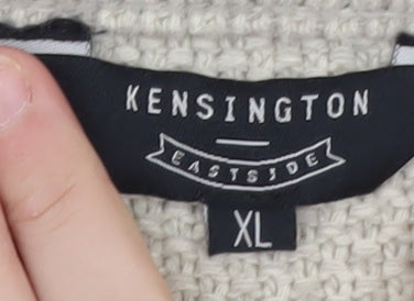 Kensington Eastside Mens Ivory XL Pullover Knit Jumper