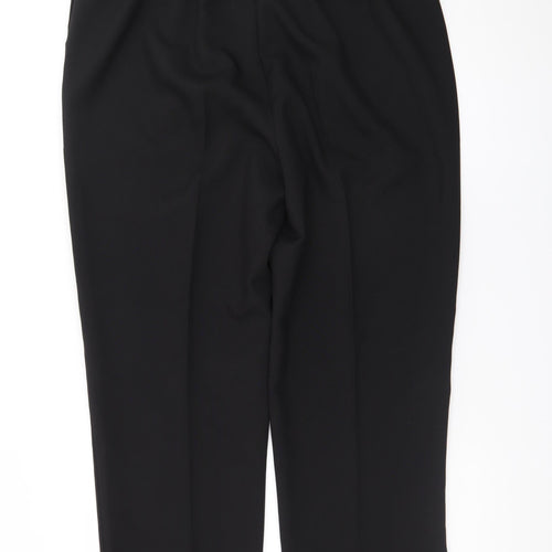 Bonmarché Womens Black Size 20 Straight Leg Trousers