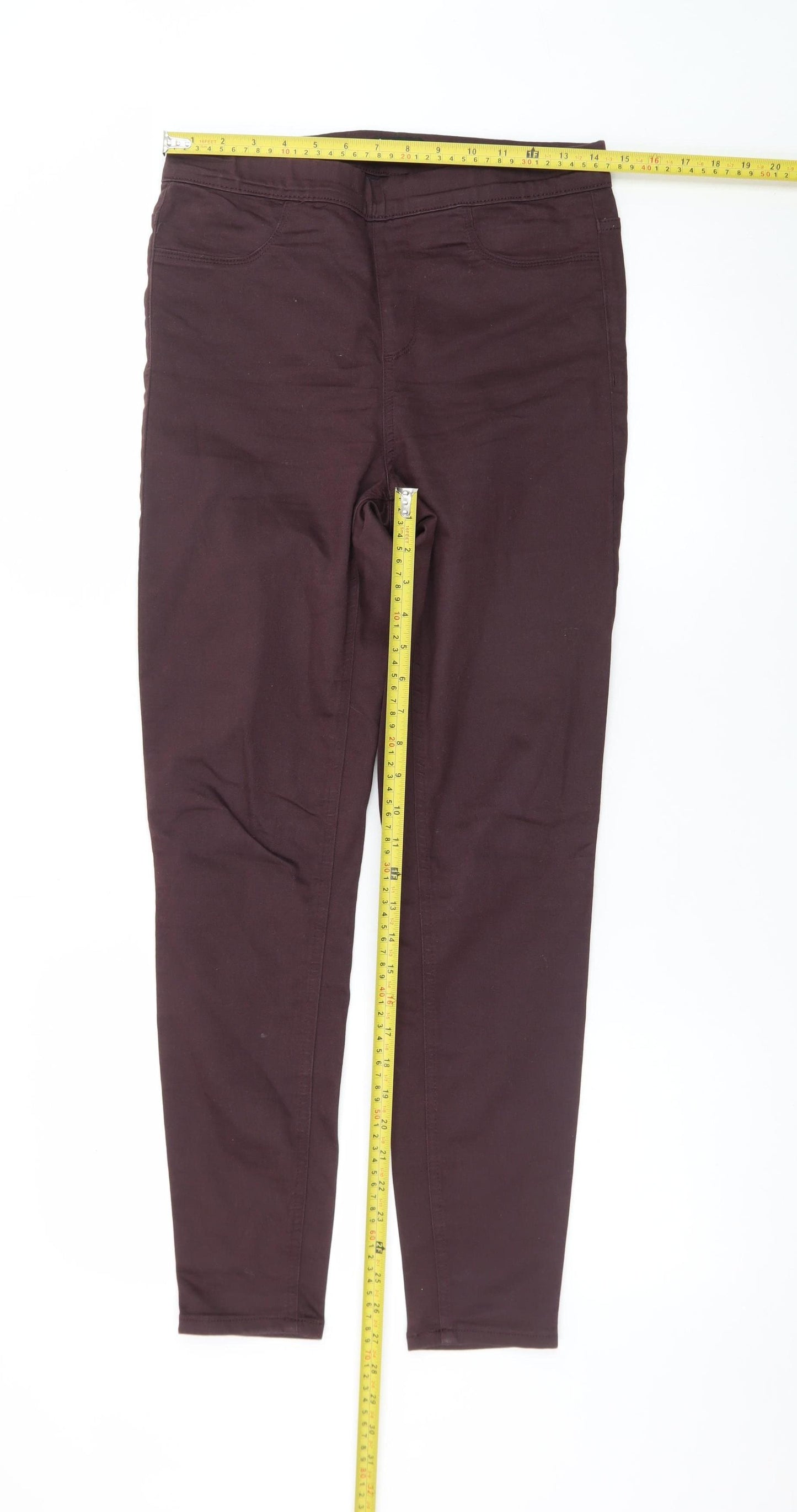 Dunnes Stores Women's Brown Size 12 Jegging Jeans Slim Fit