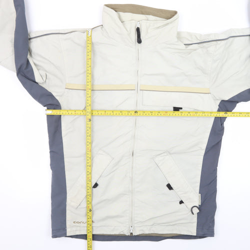 Columbia Men's Beige Parka Jacket M Windproof Outdoor Hiking