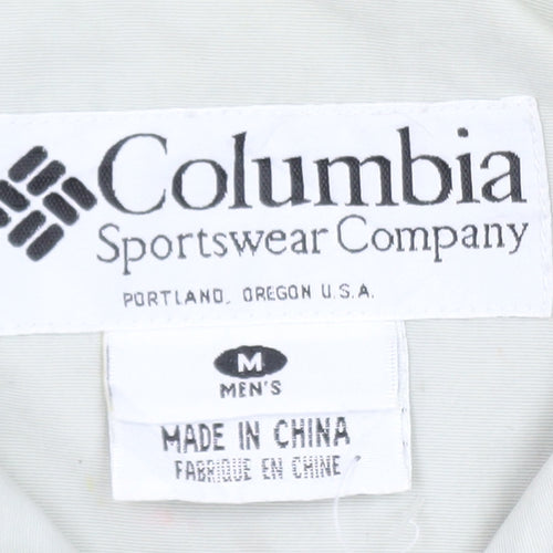 Columbia Men's Beige Parka Jacket M Windproof Outdoor Hiking
