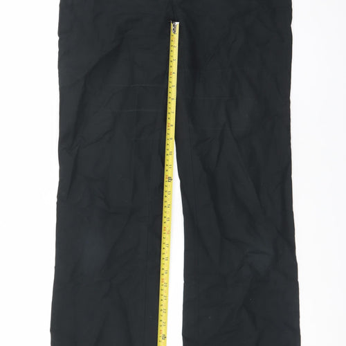 Gap Women's Black Chino Trousers Size 10 Slim Straight Leg