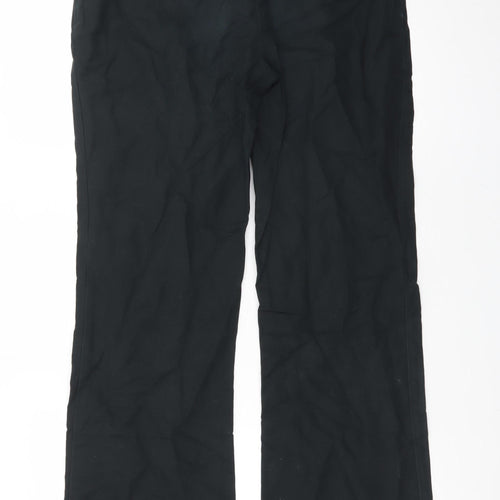 Gap Women's Black Chino Trousers Size 10 Slim Straight Leg