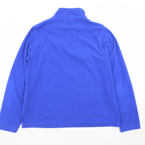 Regatta Women's Blue Fleece 1/4 Zip Sweatshirt UK 16
