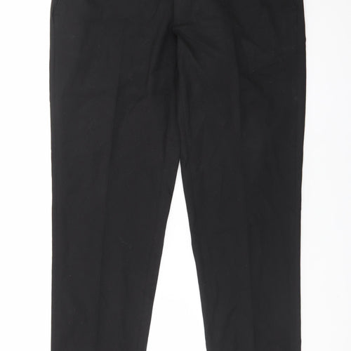 Marks and Spencer Mens Black Medium Jogger Trousers Regular Fit