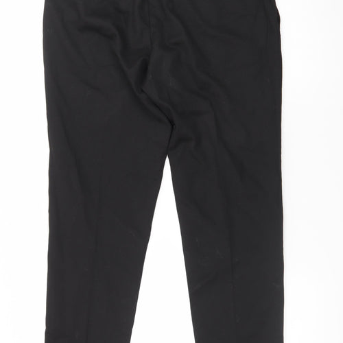 Marks and Spencer Mens Black Medium Jogger Trousers Regular Fit