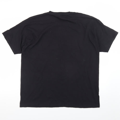 Fruit of the Loom Men's Black XL Christmas Funny Graphic T-Shirt
