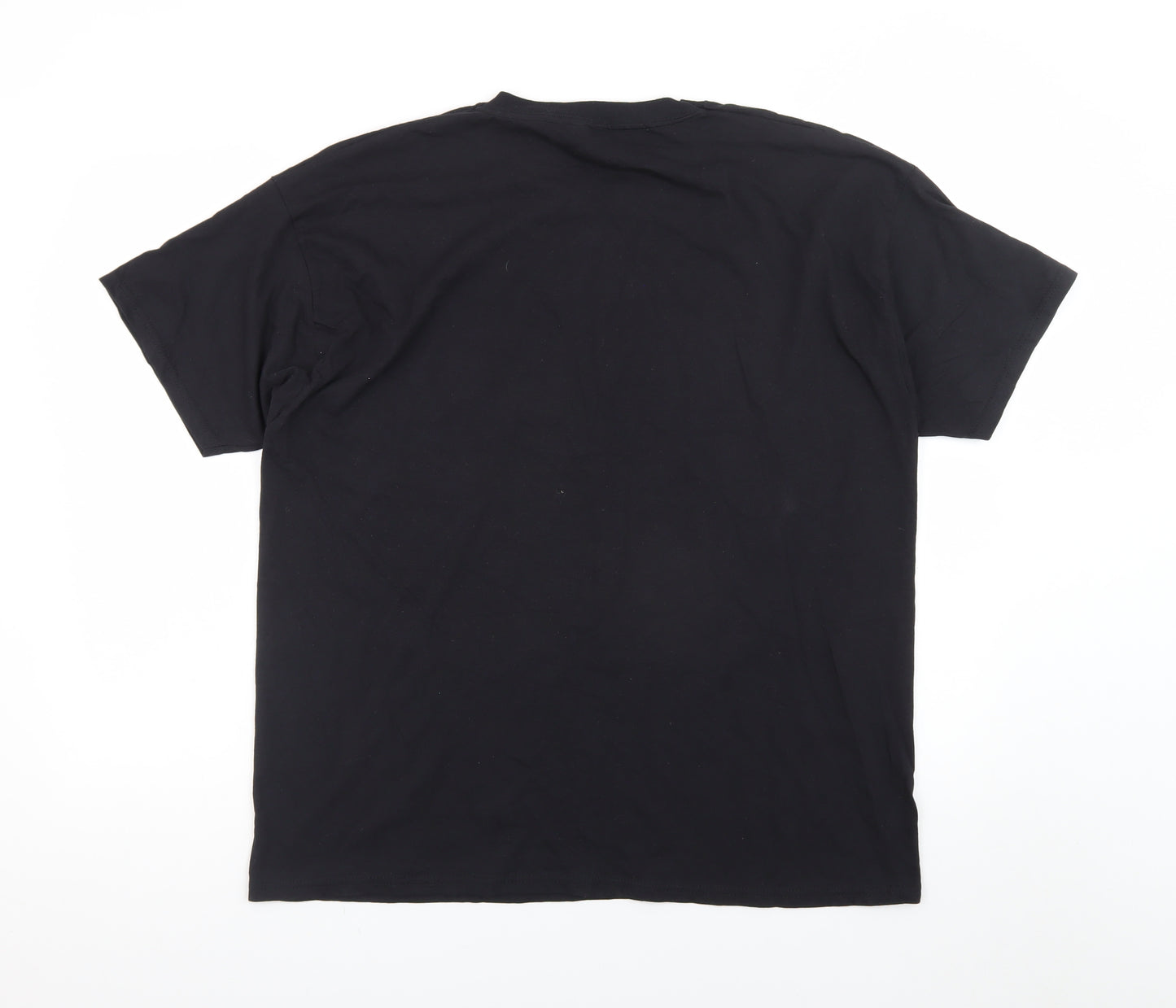 Fruit of the Loom Men's Black XL Christmas Funny Graphic T-Shirt
