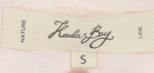 Koala Bay Womens Pink Butterfly Print Cotton Tank Top S