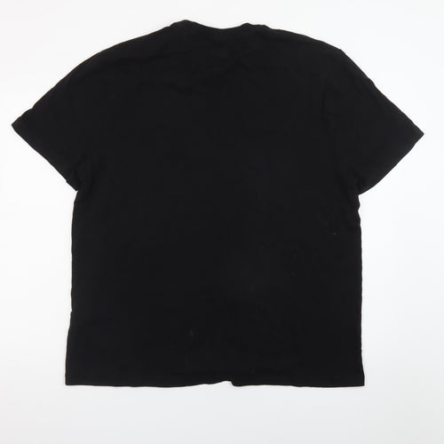 Marvel Men’s Black 3XL Graphic Logo T-Shirt