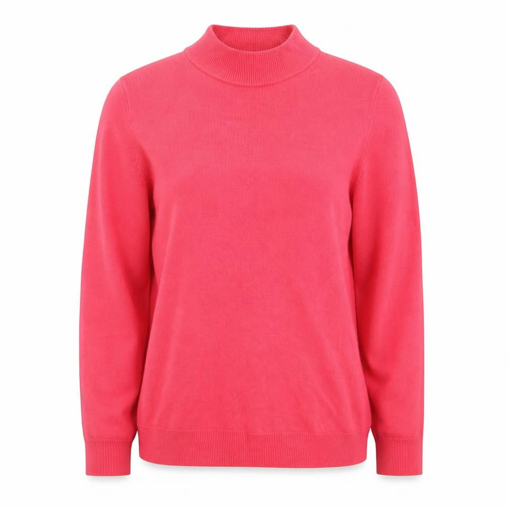 Marks and Spencer Women Pink Roll Neck Acrylic Jumper Size 12