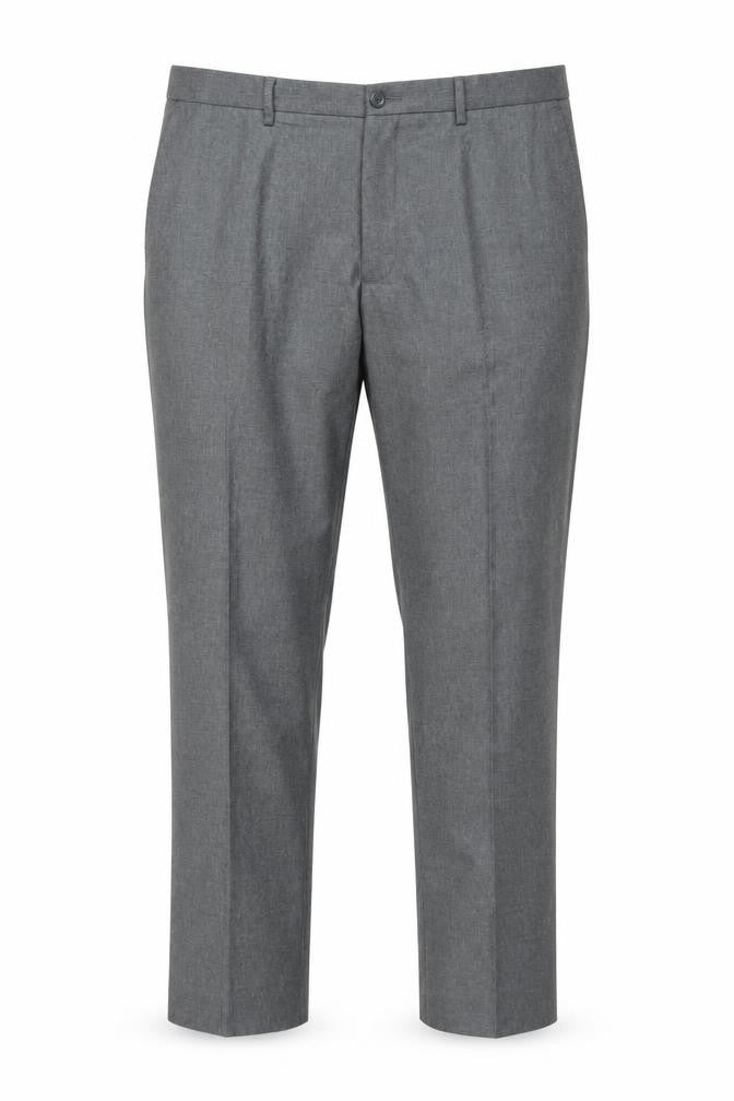 Marks and Spencer Men’s Grey 38W 31L Regular Fit Dress Trousers