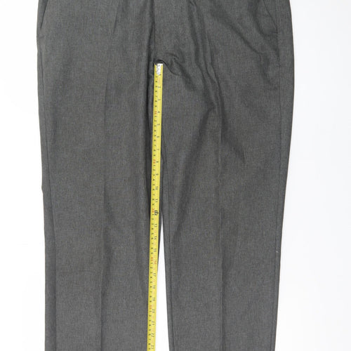Marks and Spencer Men's Grey 38in Waist Short Length Dress Trousers