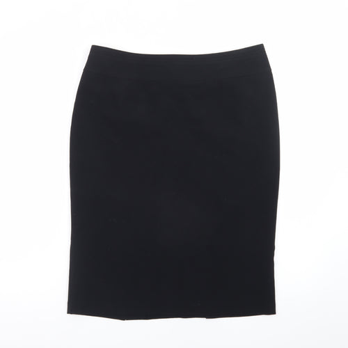 Marks and Spencer Women's Black Size 14 Pencil Skirt Knee Length