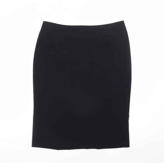 Marks and Spencer Women's Black Size 14 Pencil Skirt Knee Length