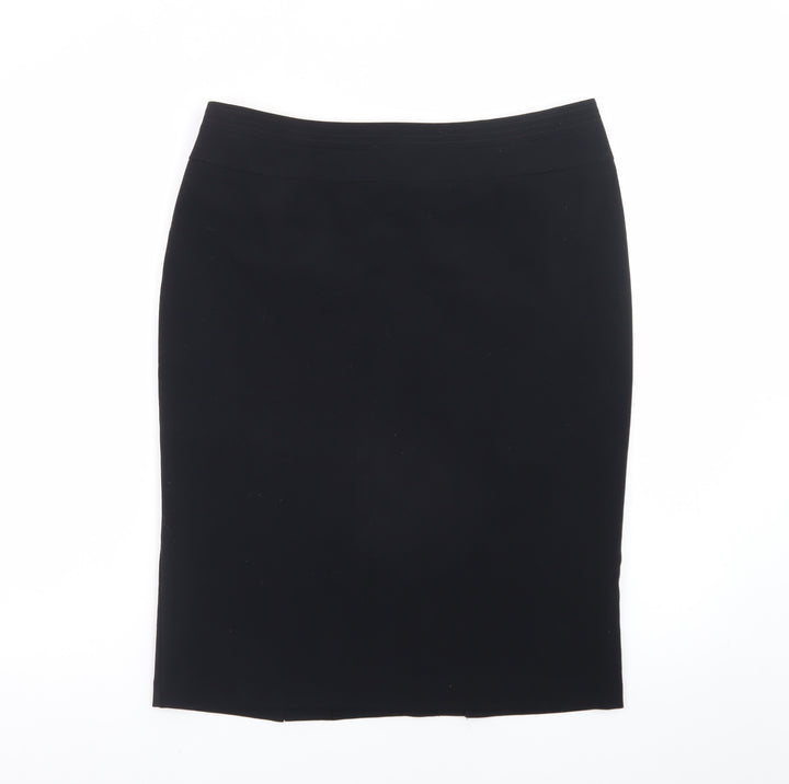 Marks and Spencer Women's Black Size 14 Pencil Skirt Knee Length