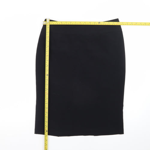 Marks and Spencer Women's Black Size 14 Pencil Skirt Knee Length