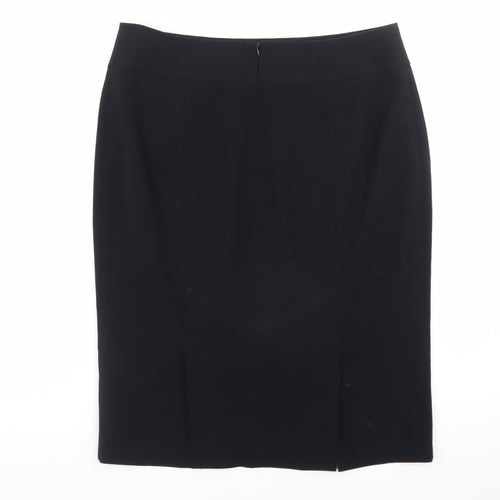 Marks and Spencer Women's Black Size 14 Pencil Skirt Knee Length