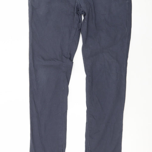 Jack & Jones Men's Blue Slim Fit Chino Trousers Size 30x32