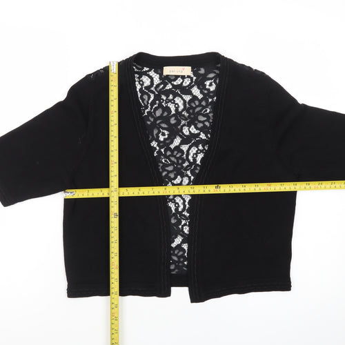 Marks and Spencer Women’s Black Lace Open Cardigan Size 12