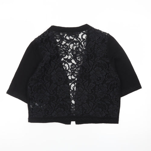 Marks and Spencer Women’s Black Lace Open Cardigan Size 12