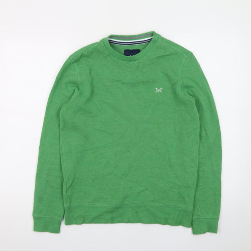 Crew Clothing Company Men's Green XS Cotton Pullover Sweatshirt