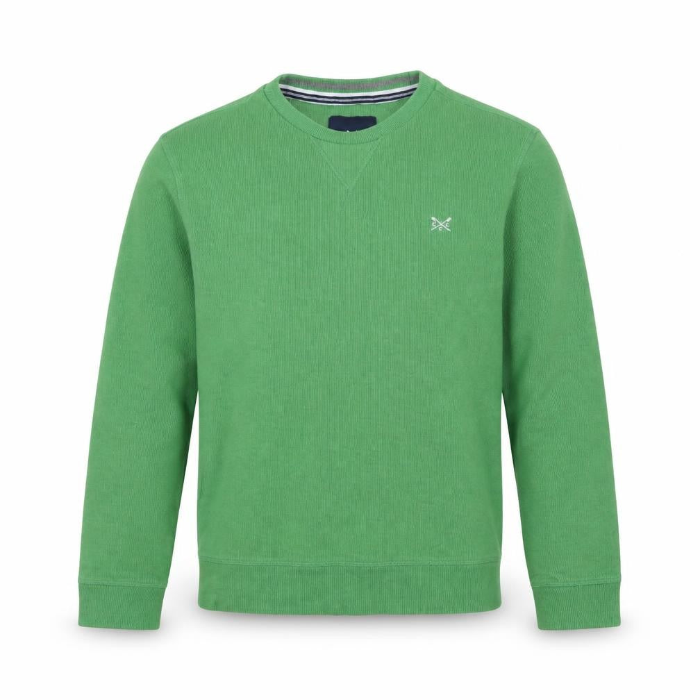 Crew Clothing Company Men's Green XS Cotton Pullover Sweatshirt