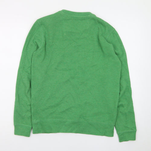 Crew Clothing Company Men's Green XS Cotton Pullover Sweatshirt
