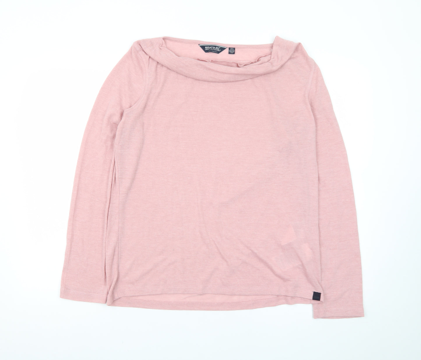 Regatta Womens Pink Boat Neck Long Sleeve Pullover Jumper UK 18