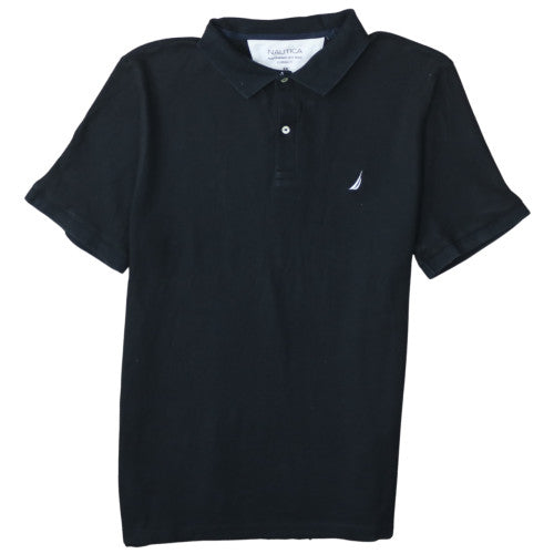 Nautica Men's Black Classic Fit Polo Shirt XXL Cotton Blend