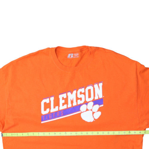 Russell Men’s Orange Clemson Tigers 3XL Graphic Sports T-Shirt