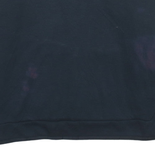 Nike Men's Black L Pullover Hoodie Reflective Zip Sportswear