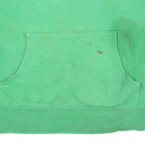 DC Men’s Green Pullover Hoodie Size M Fleece Graphic Logo Skate Style