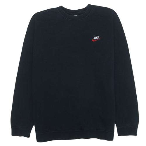Nike Men's Black L Pullover Crew Neck Fleece Sweatshirt