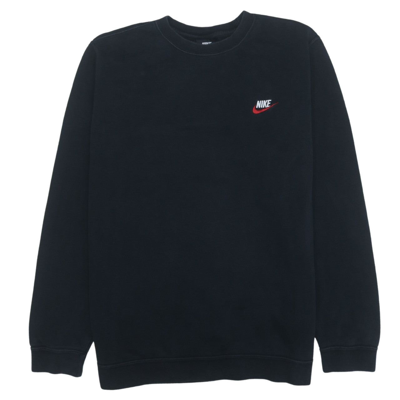 Nike Men's Black L Pullover Crew Neck Fleece Sweatshirt