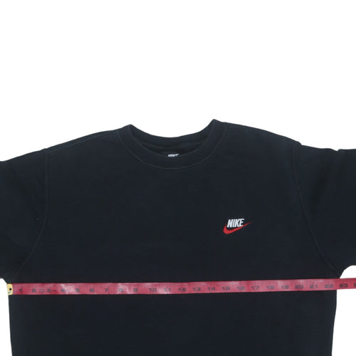 Nike Men's Black L Pullover Crew Neck Fleece Sweatshirt