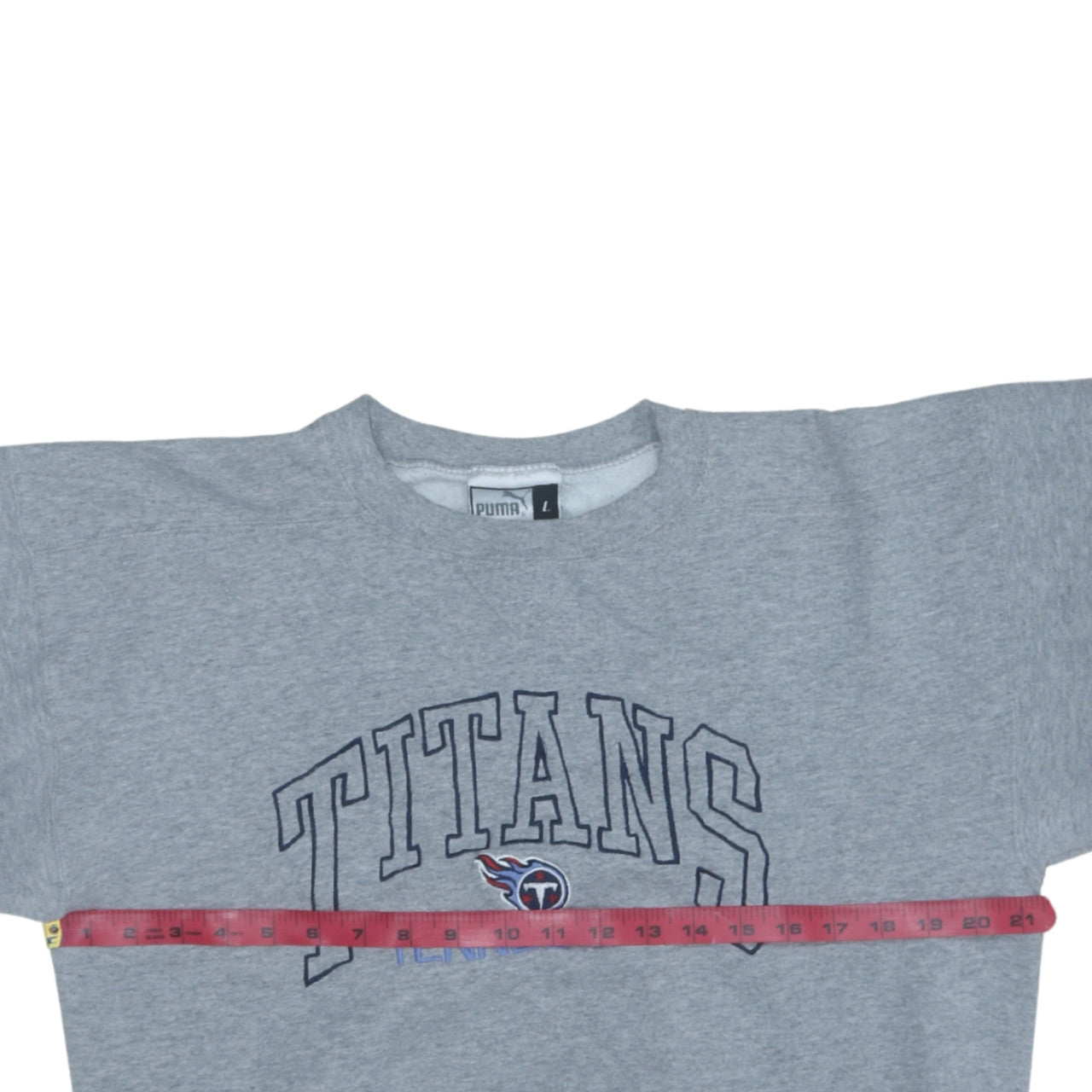 Puma Women Grey Tennessee Titans Sweatshirt L Crew Neck