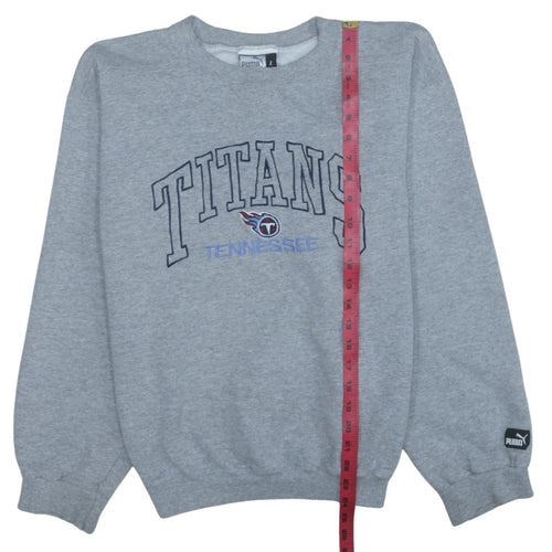 Puma Women Grey Tennessee Titans Sweatshirt L Crew Neck