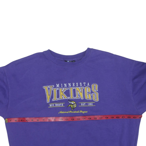 NFL Team Apparel Women's Purple Minnesota Vikings Sweatshirt Medium