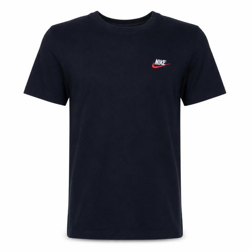 Nike Men's Black Small Classic Logo Crew Neck Cotton T-Shirt