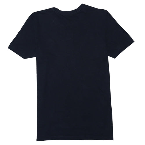 Nike Men's Black Small Classic Logo Crew Neck Cotton T-Shirt