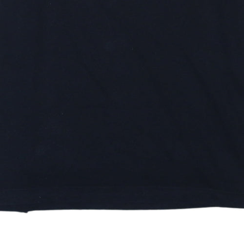 Nike Men's Black Small Classic Logo Crew Neck Cotton T-Shirt