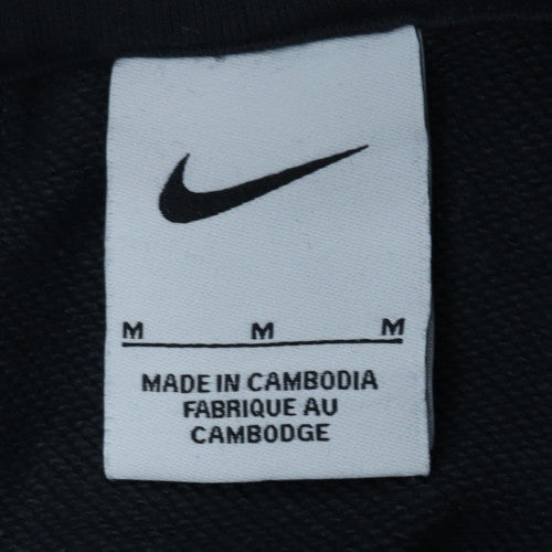 Nike Men's Black Pullover Hoodie M Sports Fleece Sweatshirt