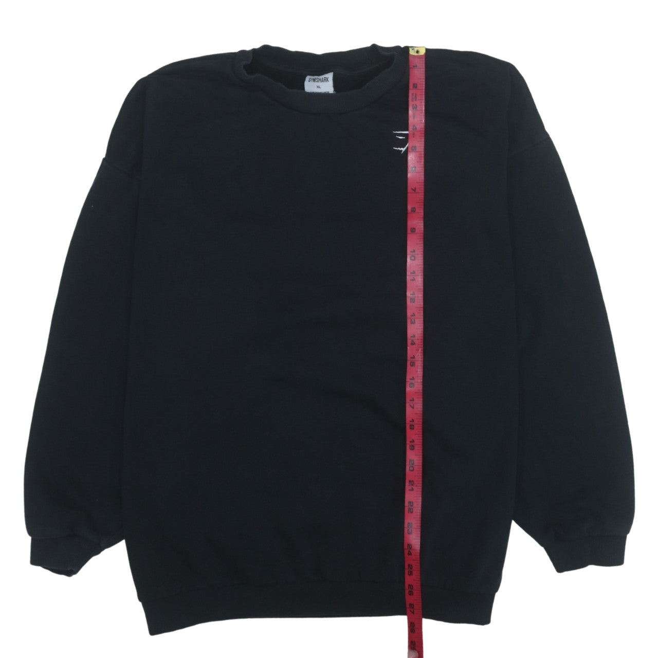 Gymshark Women's Black XL Crew Neck Pullover Sweatshirt Cotton Blend