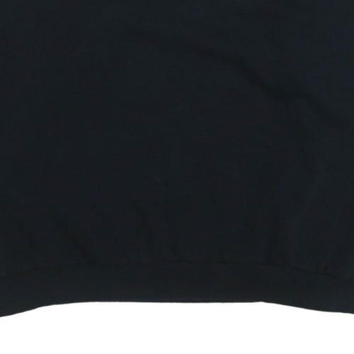 Gymshark Women's Black XL Crew Neck Pullover Sweatshirt Cotton Blend