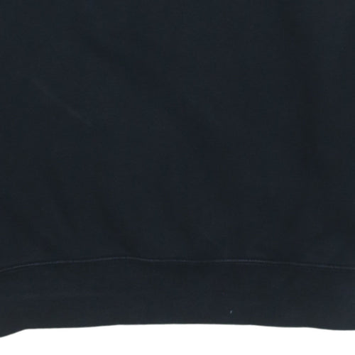 Nike Men Black Small Pullover Sweatshirt Crew Neck Fleece
