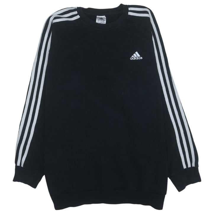 Adidas Women Black Crew Neck Pullover Sweatshirt XL 20-22