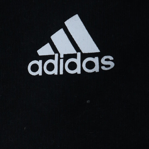 Adidas Women Black Crew Neck Pullover Sweatshirt XL 20-22